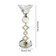 thumbnail image 3 of Decoraciones para San Valentín, candelabros navideños con flores, centro de mesa de cristal para Navidad, decoración del hogar, mesa de comedor para bodas, decoración festiva para sala de estar y repi, 3 of 6