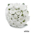 thumbnail image 3 of Ramo de flores artificiales Advancent 18 cabezas Rosa decoración del hogar Blanco, 3 of 6