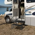 thumbnail image 4 of Roromall RV Steps with Handrails, 2/3/4/5-Step Anti-Slip Step Ladder, Portable Pool Stool, 660 lbs Load Capacity, RV Stair for Mobile Homes, Hot Tubs, Porch, RV, Trailer, Pet, 4 of 4