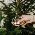 thumbnail image 4 of Colgante de escena de Natividad, decoración hueca de madera, adorno encantador y delgado para árbol de Navidad, decoraciones para el hogar, envío directo, 4 of 4