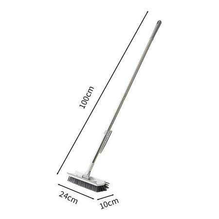 5-in-1 Bathroom Floor Brush with Long Handle Multi-Purpose Seam and Tile Cleaning Brush Scraper for Stubborn Dirt Removal in Hard-to-Reach Areas Compact Design 5-in-1 Bathroom Floor Brush with Long Handle Multi-Purpose Seam and Tile Cleaning Brush Scraper for Stubborn Dirt Removal in Hard-to-Reach Areas Compact Design