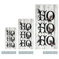 thumbnail image 3 of Crafted Creations Ho Ho Ho Christmas Canvas Wall Art - 36" x 18", 3 of 4