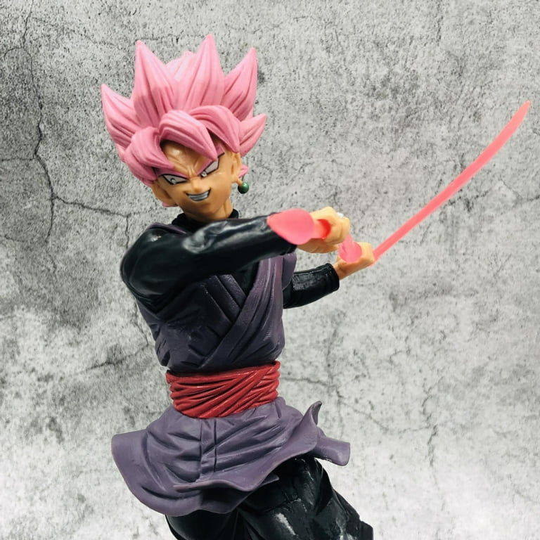 Super Saiyan Goku Black Hair Pink Hair Toys Model Ornaments Figure