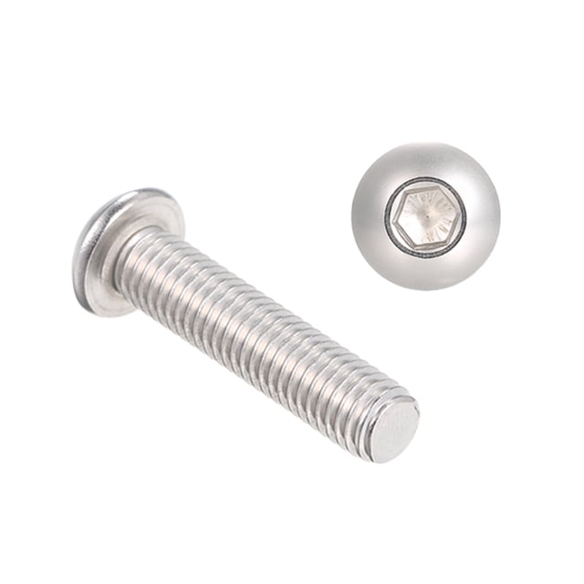 A2 Is07380 304 Tornillo Hexagonal de Acero Inoxidable Tornillos de Botón Tornillos Tornillos Irfora M8x35