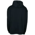 thumbnail image 3 of 9 Crowns Essentials Mens Full Zip Sherpa Lined Fleece Hoodie Jacket (Navy/Natural, Medium), 3 of 3