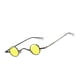 thumbnail image 1 of Gafas De Sol Rock Punk Glass Estilo Vintage Lente Redonda A Prueba De Sol Unisex Círculo Pequeño Hippie Accesorios Anti-Uv Gafas De Sol Al Aire Libre Oro Negro Noticed AP006383-05, 1 of 6