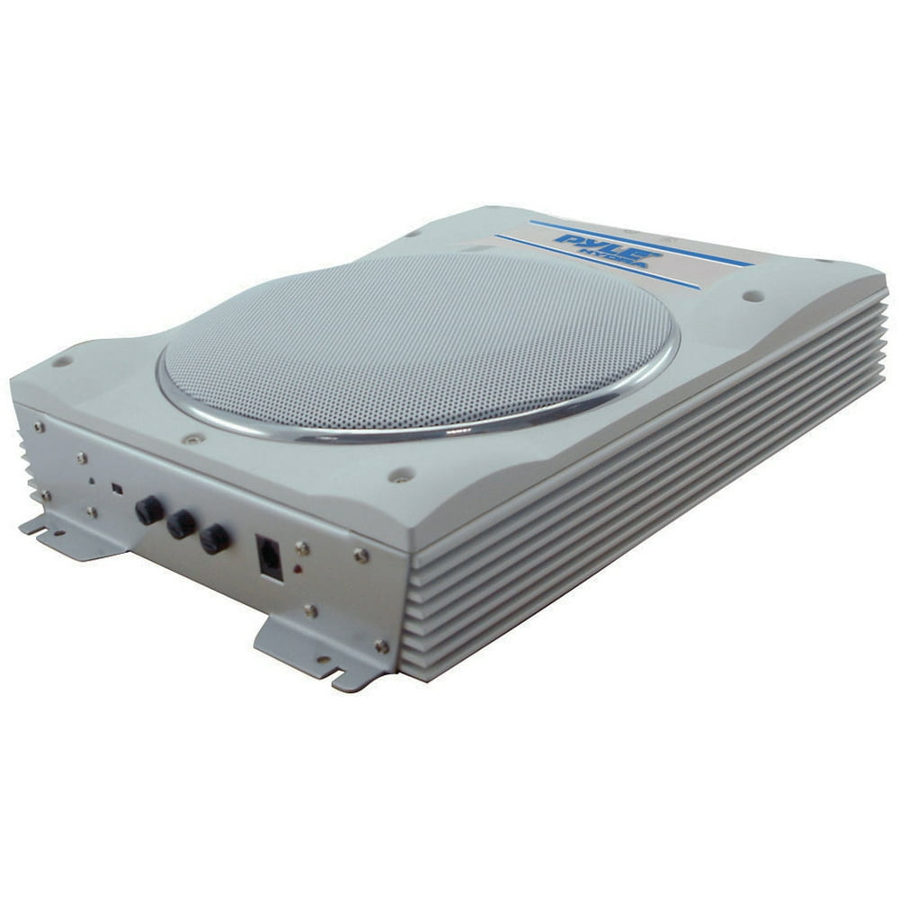 Pyle PLMRBS8 8Inch LowProfile SuperSlim ActiveAmplified Marine