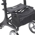 thumbnail image 4 of Drive Medical Nitro Elite CF Carbon Fiber Rollator Walker Chair with Brake, Black, 4 of 11