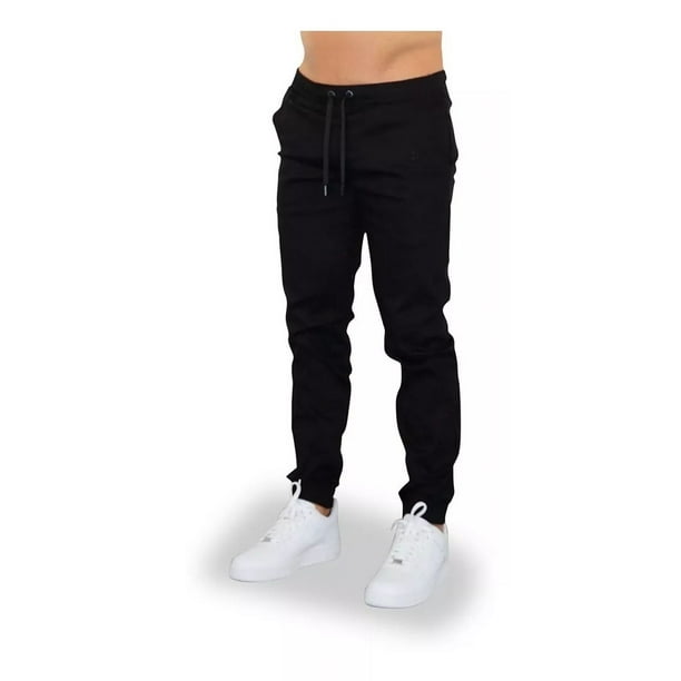 Jogger Casual Hombre Johnleopard Slim Pantalón Entubado Full