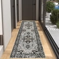 thumbnail image 3 of Soft Touch Carpet Vintage Machine Washable Runner Rug Soft Wear Resistant Non-slip Thin Hallway Runner Rug Entryway Indoor Carpet Floor for Home, 3 of 8