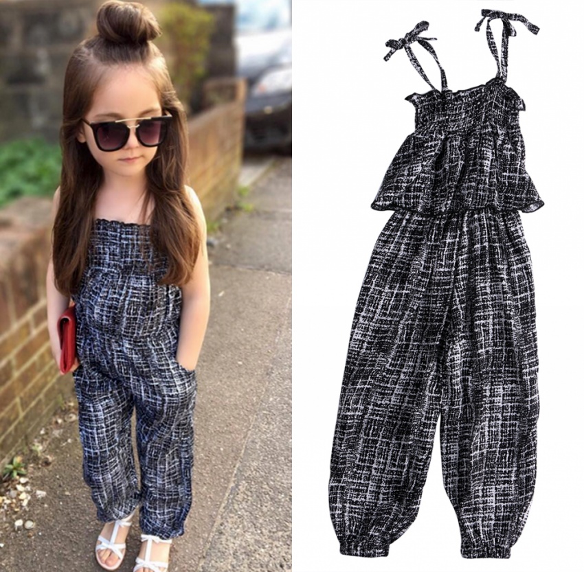 Mode Enfants Bebe Fille Licou Barboteuse Tricot Combinaison Ete Vetements Walmart Canada