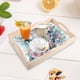 thumbnail image 4 of (SGP8003) Artesanías Con Pintura Diamantes Plato Cena Con Puntos Diamante Bandeja Comida Maciza Bandeja Decorativa para Sala Estar Hermosa Y Ensueño, 4 of 9