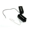 thumbnail image 3 of 1 Par de Pastillas Abiertas Magnéticas Negras con Tornillos de Resortes para Accesorios de Sustitución de Bajos Precision Yuyangstore Pastillas de 4 cuerdas, 3 of 6
