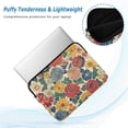 thumbnail image 2 of FORMRS 15-15.6 inch Laptop Sleeve Case Soft Carrying Quilted Computer Bag Cover, Vibrant Flowers Pattern, 2 of 7