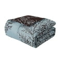 thumbnail image 6 of VCNY Home Leaf 8-Piece Blue/Chocolate Branch Reversible Bed in a Bag, King, Adult, Unisex, 6 of 9