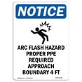 thumbnail image 1 of SignMission OS-NS-A-1218-V-10168 12 x 18 in. OSHA Notice Sign - ARC Flash Hazard Proper, 1 of 1
