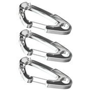 Mighty Paw Dog Tag Carabiner Clips, Carabiner Keychain, Dog Tag Clip for Tags and Keys, 3 Pack