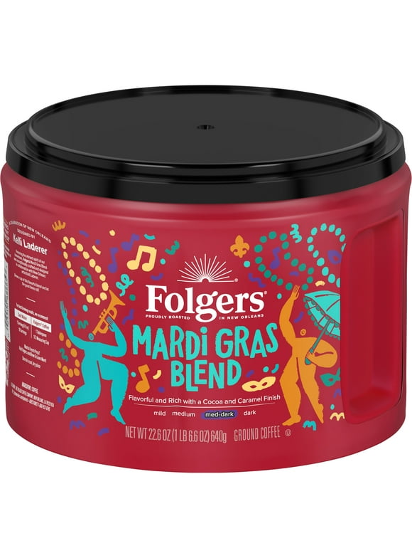 what is folgers mardi gras blend