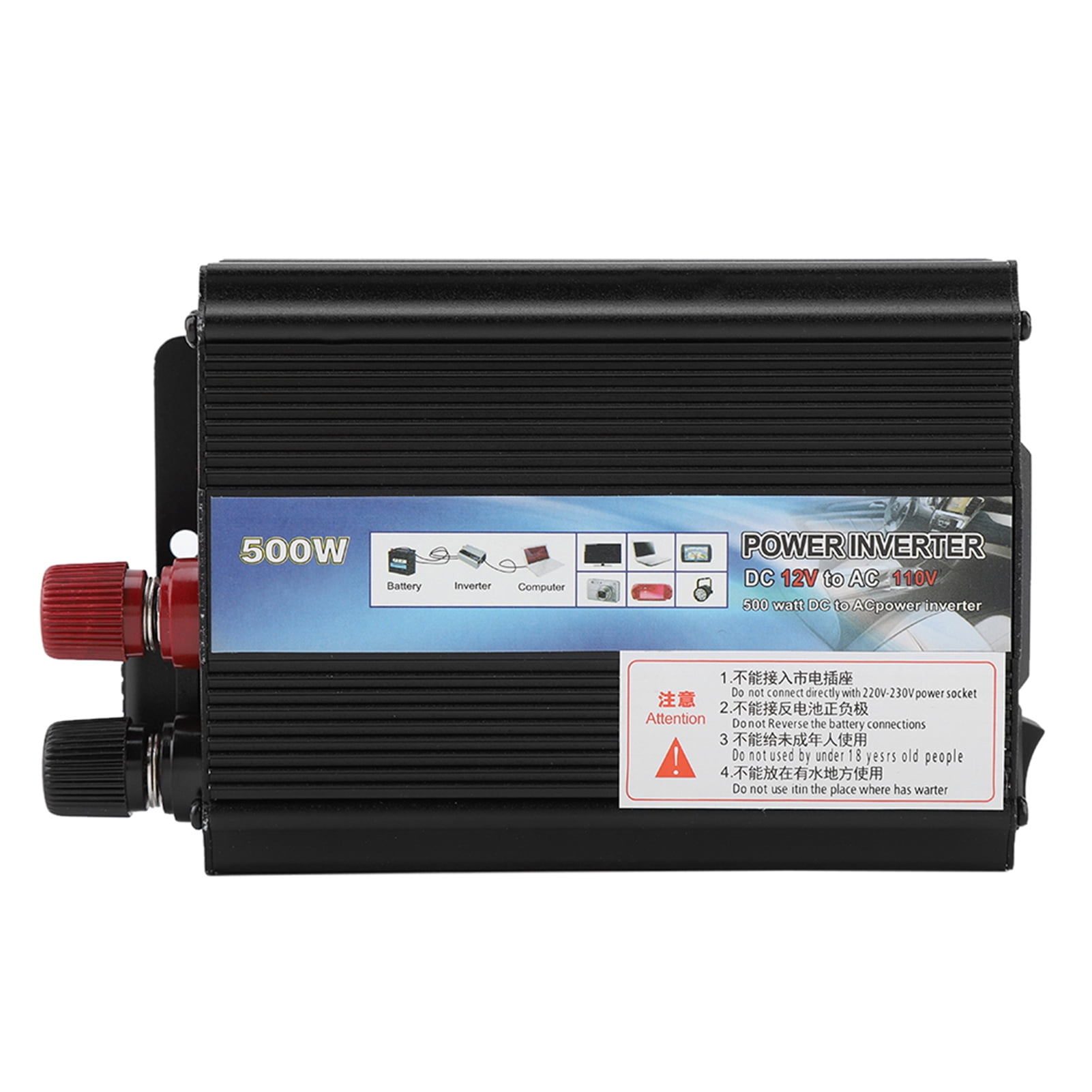 Inverter 12 V Converter 110V 500W Power Inverter with Solar Panel for Household