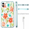 thumbnail image 5 of Watercolor Roses Case for iPhone 11,Aesthetic Colourful Floral Pattern Soft TPU Bumper Case Cover, 5 of 5