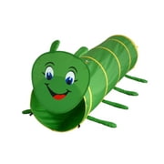GigaTent Pop Up 6 Feet Long Caterpillar Play Tunnel For Pets & Kids