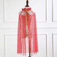thumbnail image 2 of GDREDA Vestes de Gommage pour Femme, Cape à Lacets pour Filles, Robe de Fête, Rouge, 2-10 Ans, 2 of 4