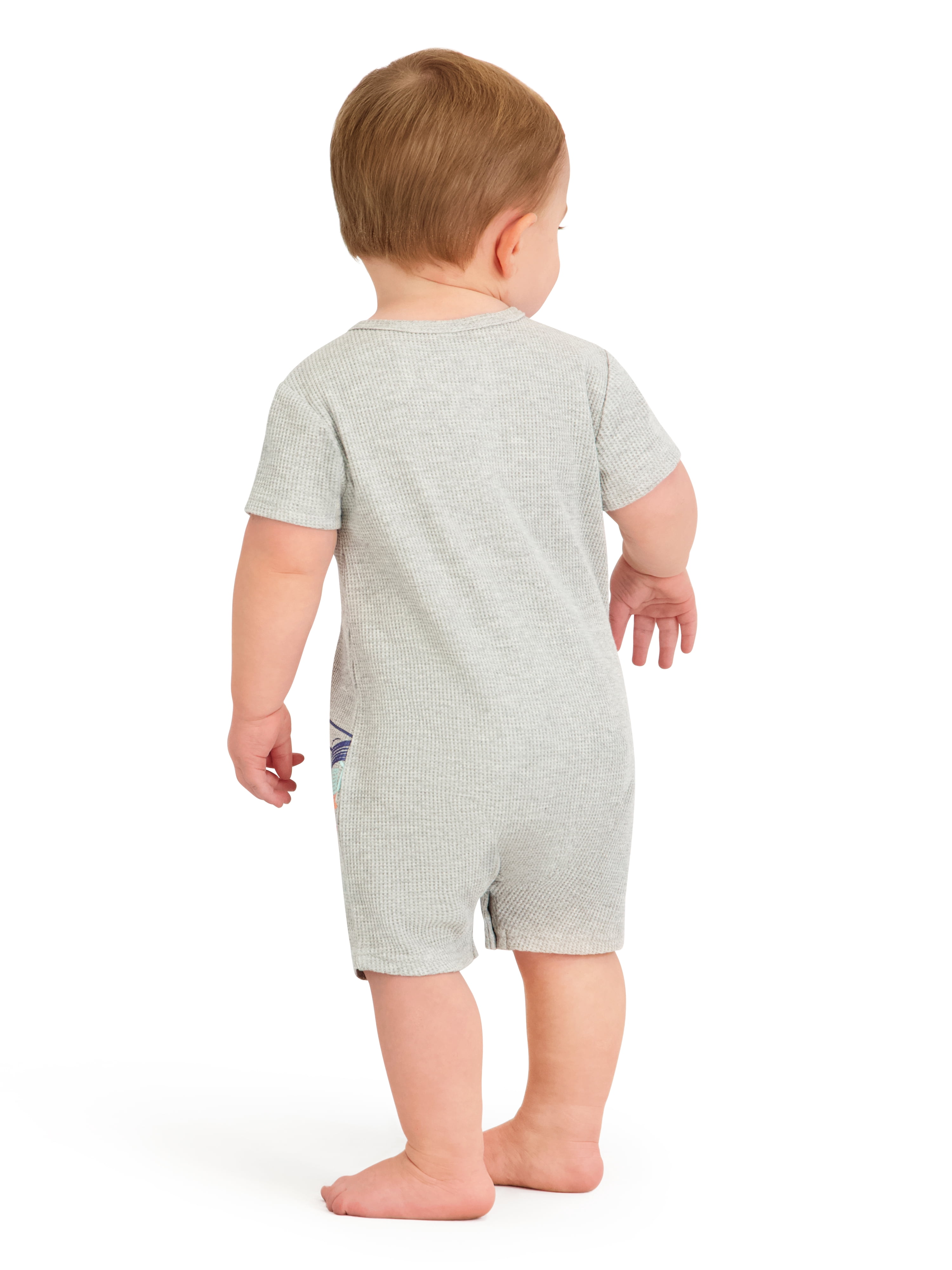 Mickey & Friends Baby Boy 2 Pack Rompers, Sizes 0/3 Months-24 Months