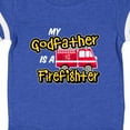thumbnail image 4 of Inktastic My Godfather is a Firefighter with Fire Truck Boys or Girls Baby Bodysuit, 4 of 5