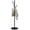 Black Cactus, variant on Modern Metal Coat Rack Stand with Natural Marble Base, Heavy Duty Coat Rack Freestanding with 8 Hooks, Black Cactus Standing Coat Racks for Bag, Jacket, Entryway Office (Black Cactus)