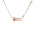 thumbnail image 2 of Collar de constelaciones Qarigey con encanto Ins oro rosa Aries, 2 of 6