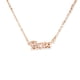 thumbnail image 2 of Collar de Amistad Sonducket Letra Inglesa Oro Rosa Signo del Zodiaco, 2 of 6