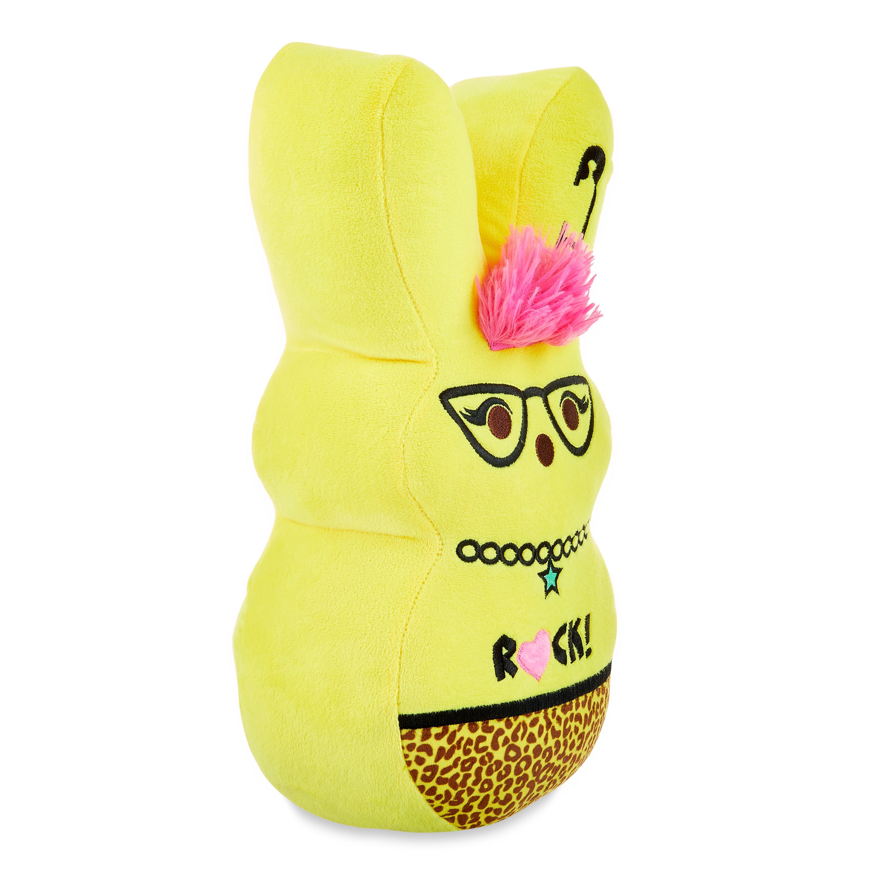 Peeps Peep Easter 15in Emo Yellow Punk Rock Bunny Plush New with Tag