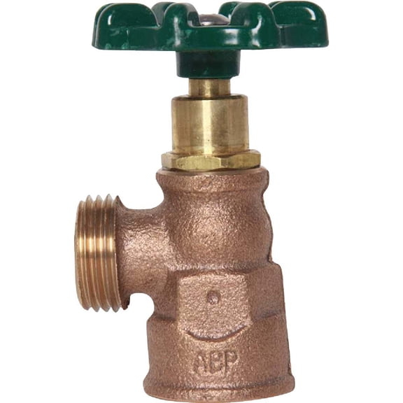 Arrowhead Brass Boiler Drain 220LF - Red Brass, FIP - 0.75 In