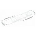 thumbnail image 6 of Expandable Metal Bathtub Caddy With, Rubber Handles, 6 of 6