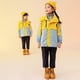 thumbnail image 5 of Gibobby Chaqueta de Forro Polar para bebés niñosLittle Child Big Kids Niños y niñas Conjunto de dos piezas de impermeabilización de manga larga y ropa de(Amarillo, 6-7 Años), 5 of 5
