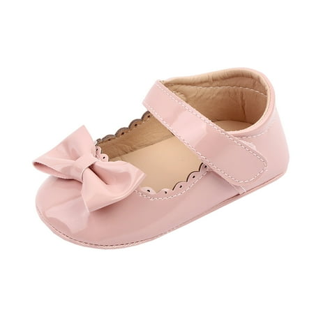 

Toddler Kids Shoes Toddler Kids Bow Girls First Walking Leisure Shoes Open Toe Leisure Shoes