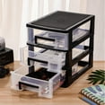 thumbnail image 3 of unbranded Cajones Organizadores Para Escritorio En Plástico Con 3 Niveles Para Orden Y Almacenamiento Multicolor, 3 of 4