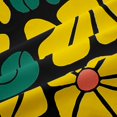 thumbnail image 5 of Homewish Vintage Boho Printed Kitchen Curtains,Yellow Daisy Floral Black Out Curtains Pack of 2 (42x63 Each), 5 of 6