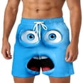 thumbnail image 3 of XINPING Men's Swim Trunks Long Casual Floral Swim Trunks Quick-Dry Pool Swimming Trunks with Pockets Anti-Chafe Summer Swimwear, 3 of 5