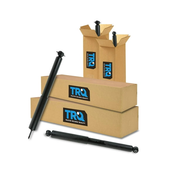 TRQ Front Rear Strut Shock Absorber Kit Set of 4 for Grand Cherokee Wagoneer SBA60190 Fits select: 1993-1998 JEEP GRAND CHEROKEE, 1993 JEEP GRAND WAGONEER