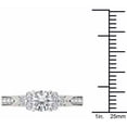 thumbnail image 4 of 1 Carat T.W. Diamond Classic 14kt White Gold Engagement Ring, 4 of 5