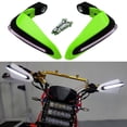 thumbnail image 3 of 1 Par de Protectores de Mano Cola para Motocicleta Protectores de Manos LED Verde Manoplas, 3 of 7