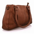 thumbnail image 4 of Bed Stu Women's Rocka Leather Satchel Bag Tan One Size, 4 of 6