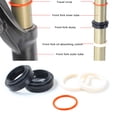 thumbnail image 3 of Cycle Front Fork Oil Seal, Wide Compatibility Cycle Oil Seal Dust Wiper Snug Fit 34mm Robust  for Replacement, 3 of 7