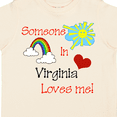 thumbnail image 4 of Inktastic Someone in Virginia Loves Me Boys or Girls Toddler T-Shirt, 4 of 5