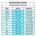 thumbnail image 2 of Junior Guards Long Sleeve UV Protective Rashguard - Orange - M, 2 of 5