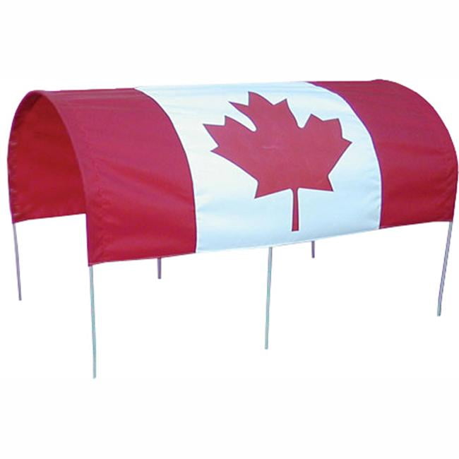 Millside Industries CDN-F 20 in. x 38 in. Canadian Flag Canopy for Wagons by Millside Industries