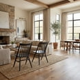thumbnail image 3 of SAFAVIEH Wren Spindle Dining Chair, Dark Grey, Set of 2 (21 in. W x 21.9 in. D x 33.7 in. H), 3 of 22