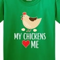 thumbnail image 4 of Inktastic My Chickens Love Me Youth T-Shirt, 4 of 5