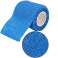 thumbnail image 2 of Vendaje no tejido Elástico Autoadhesivo Lesión Fijación Tela Muñeca Antideslizante Cohesivo Envuelto Vendajes Suministros Hogar Accesorios para máquinas de ejercicios Azul 2.5 cm x 4.5 cm Wosthever HW4350-04, 2 of 6